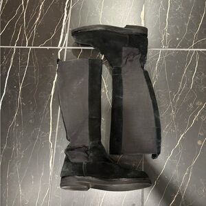 Donald Pliner Black Knee-High Boots
